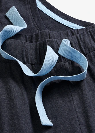 Pijama Capri din amestec moale de viscoză • albastru intens • magazin bonprix