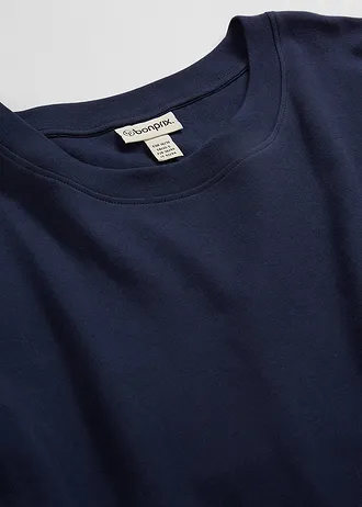 Maxi ruha tiszta pamutból • sötétkék • bonprix áruház