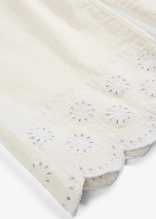Culotte in een elastische katoenmix • wit • product-page.page-title-suffix