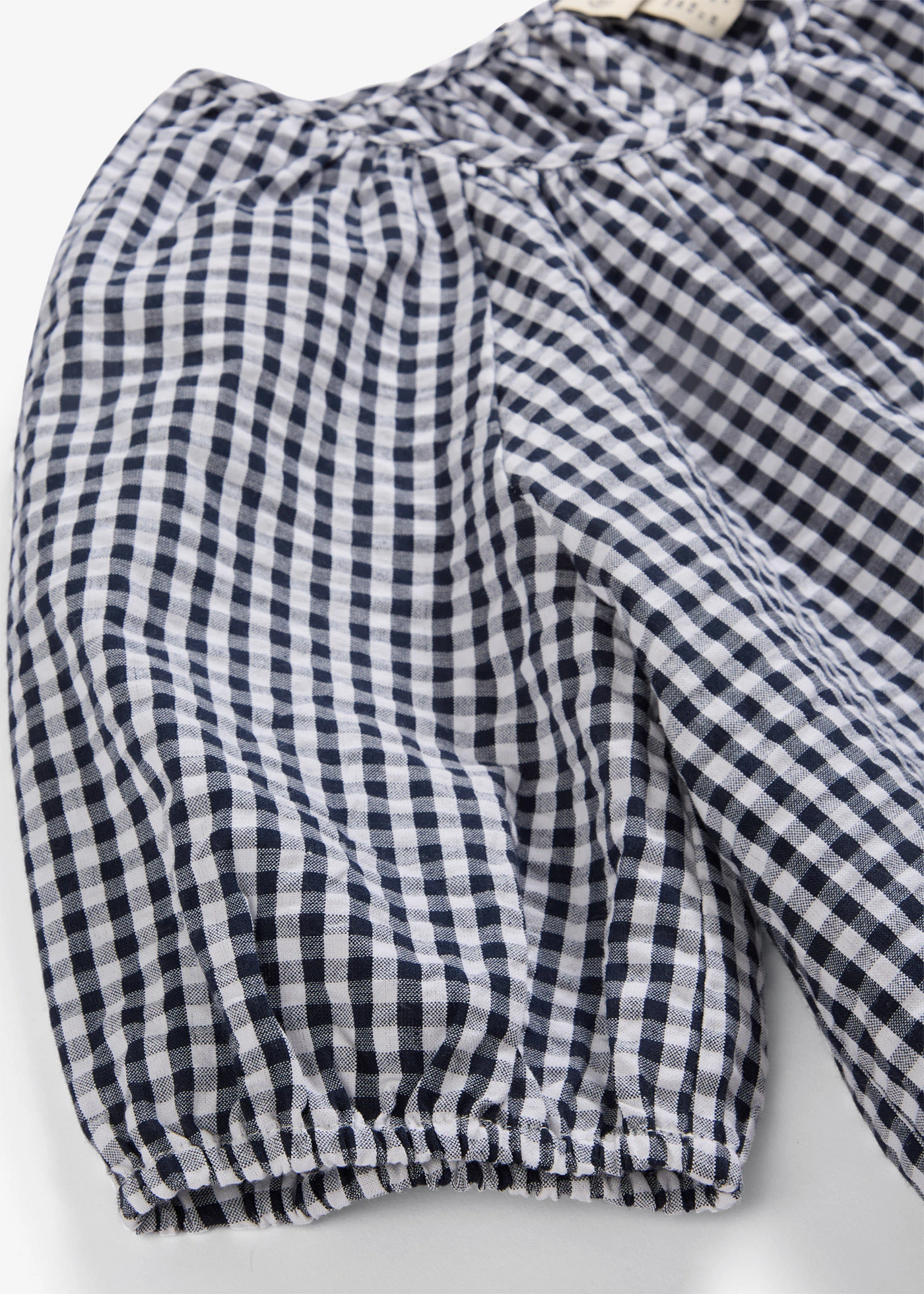 Blouse van kateon met korte mouwen • donkerblauw/wit • bonprix online shop