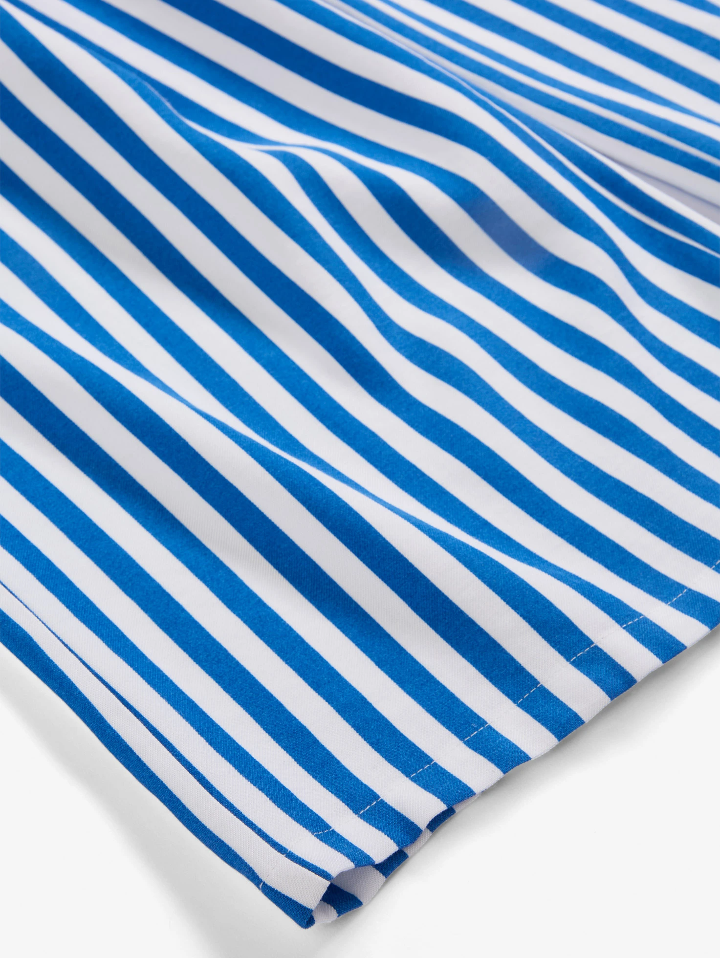 Kalhoty Marlene ze splývavé směsi s viskózou • arktická modro-bílá • bonprix obchod