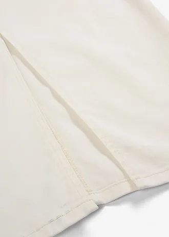 Fustă midi de blugi • ecru • magazin bonprix