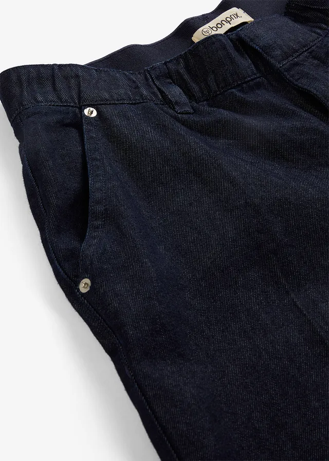 Wide leg jeans, straight • donkerblauw denim • product-page.page-title-suffix