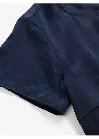 Tunică din satin fin • bleumarin • magazin bonprix