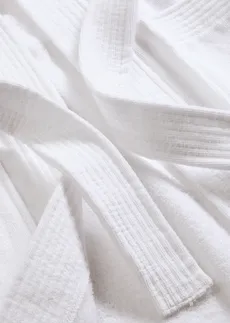 Župan, froté, s kapucňou z čistej bavlny • biela • obchod bonprix