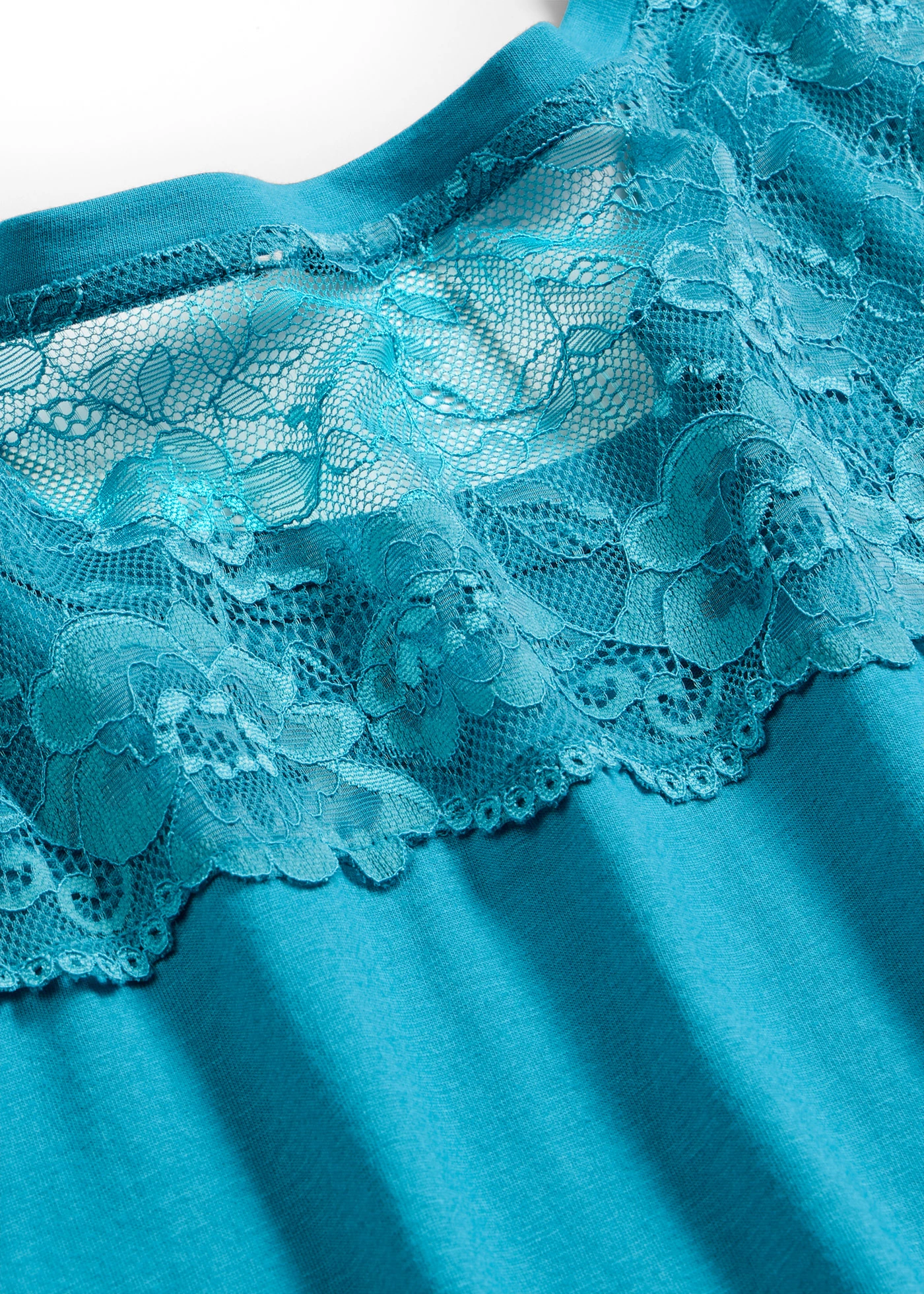 Chemise de nuit courte et douce • bleu lagon • Boutique bonprix