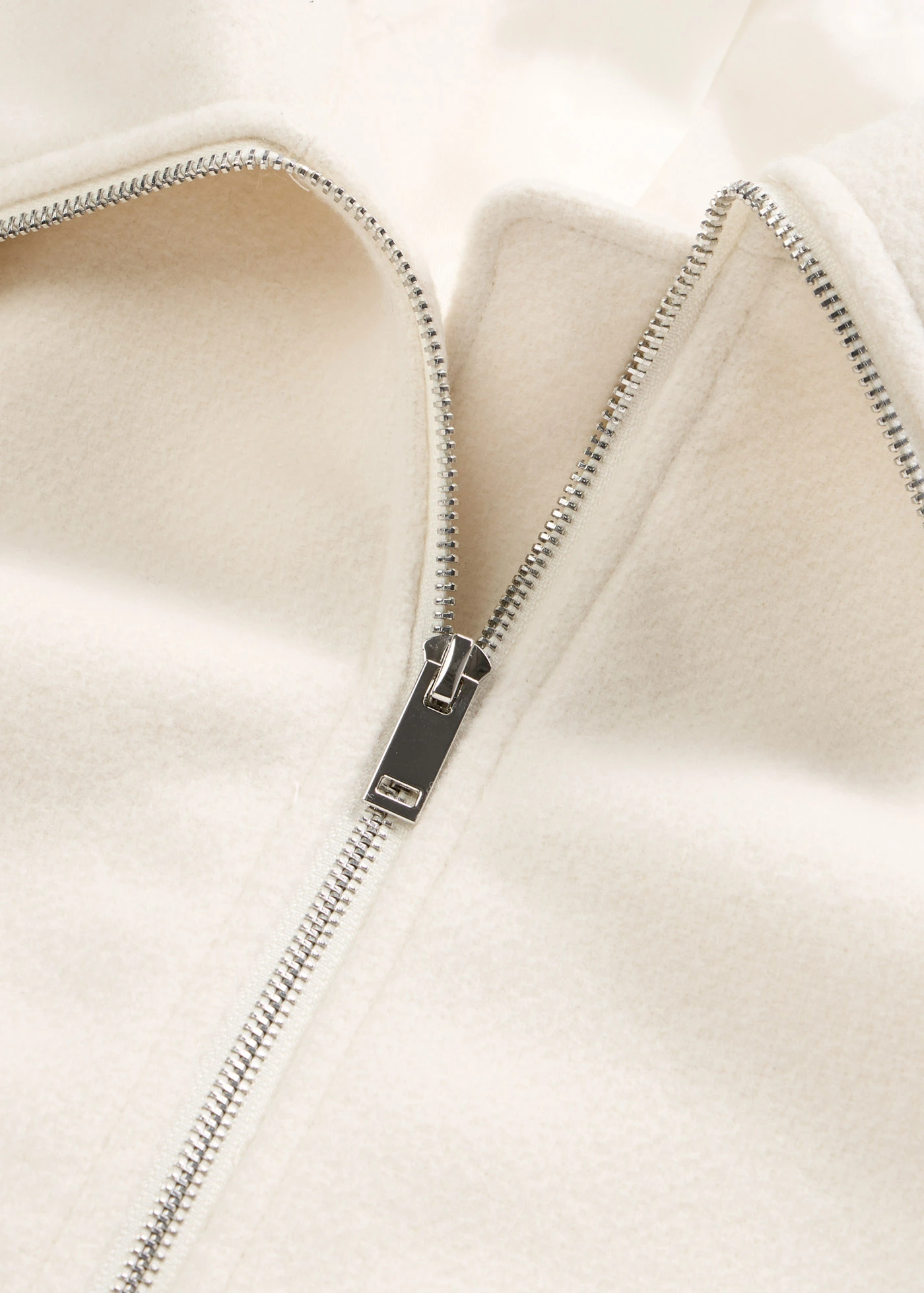 Bunda, oversize • biela vlna • obchod bonprix