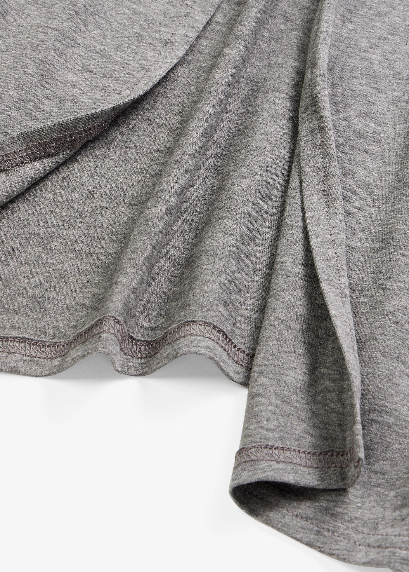 Chemise de nuit à fente • gris chiné • Boutique bonprix