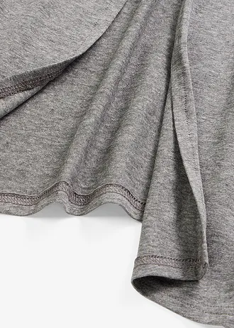 Nachthemd met split • grijs gemêleerd • bonprix online shop