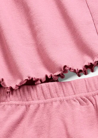 Krátké pyžamo z měkkého žebrovaného materiálu • bobulový sorbet • bonprix obchod