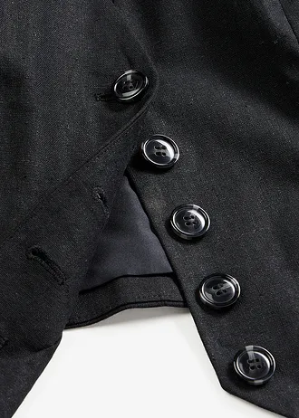 Gilet in een soepele visosemix • zwart • bonprix online shop