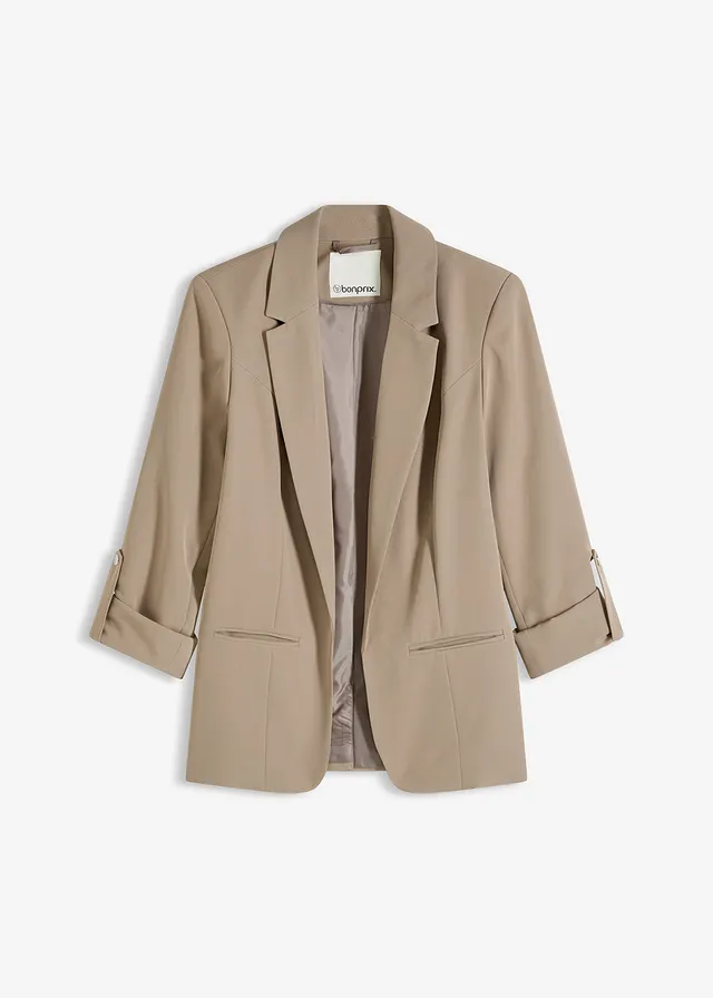 Oversized blazer • taupe • bonprix online shop