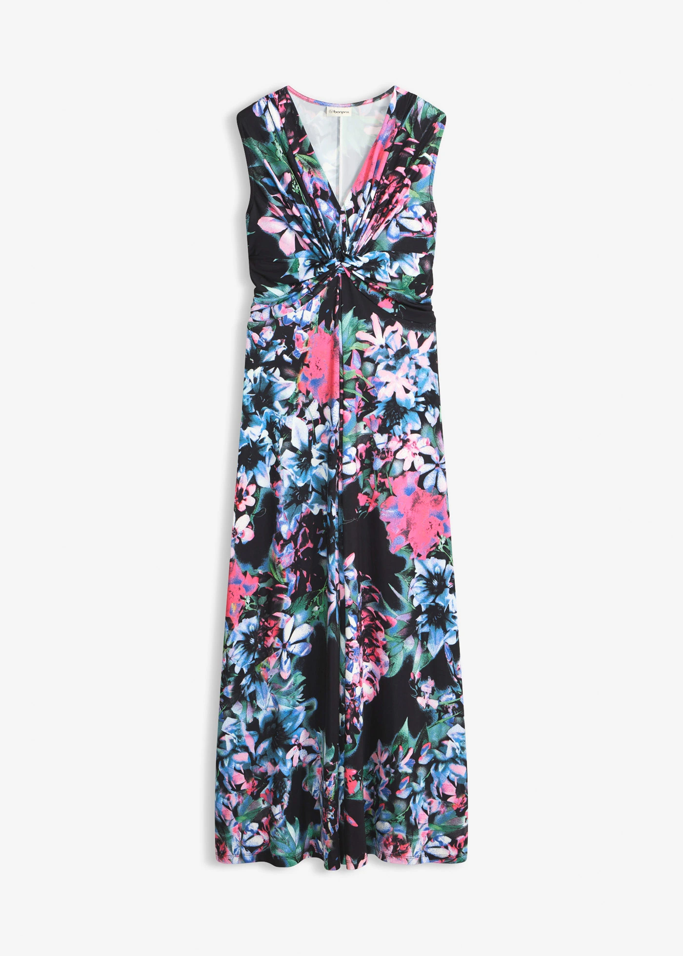 Maxi zomerjurk • zwart gebloemd • bonprix online shop