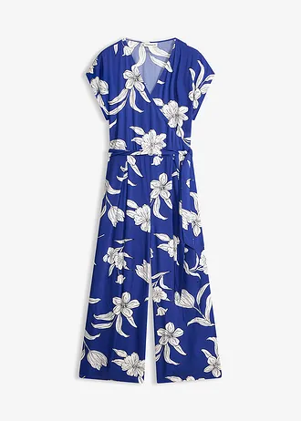 Salopetă • albastru floral • magazin bonprix