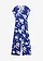 Jumpsuit, Kleur: blauw gebloemd