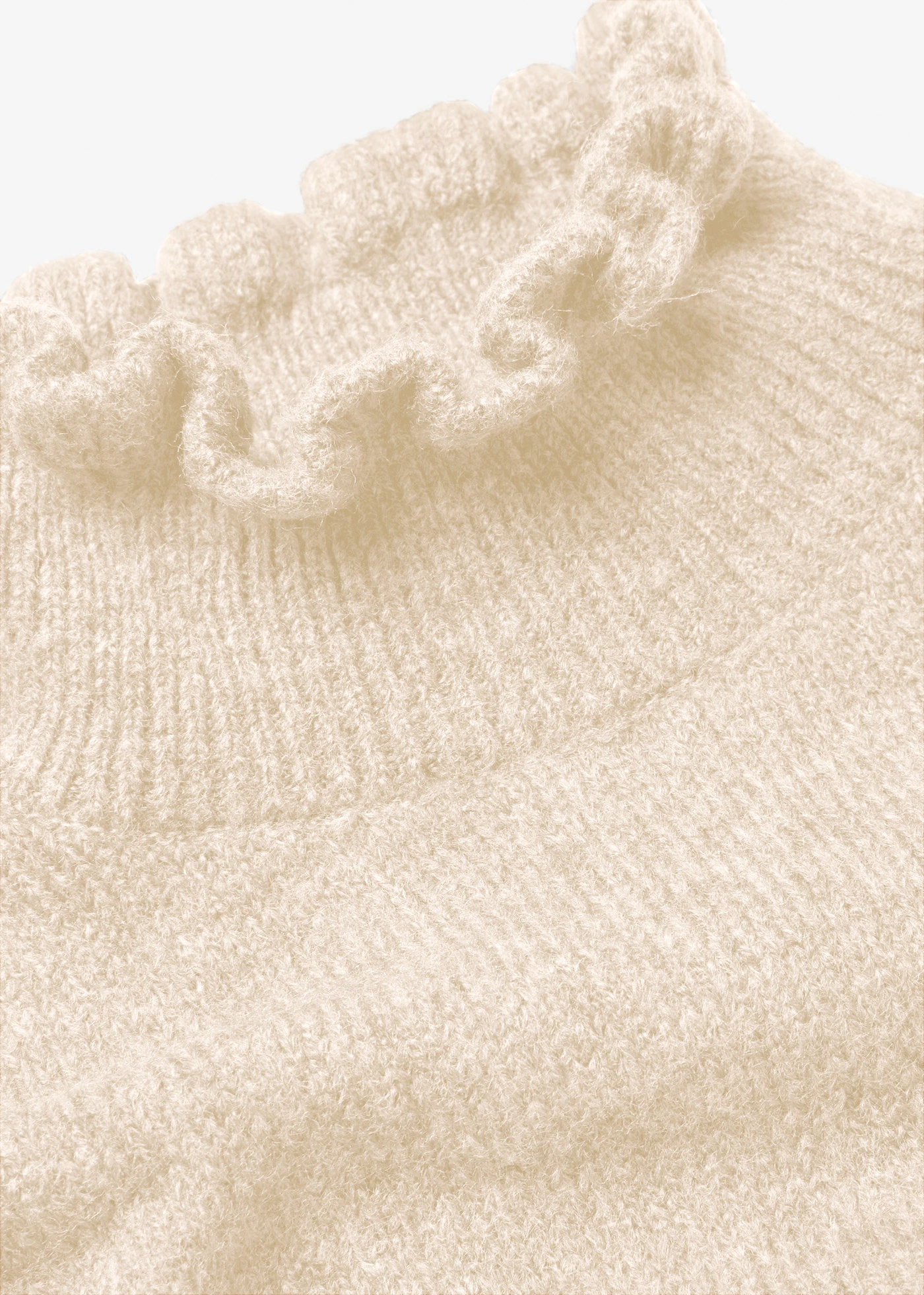 Svetr s rolákovým límcem • pískový melír • bonprix obchod