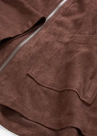 Bomber van imitatiesuède • bruin • bonprix online shop