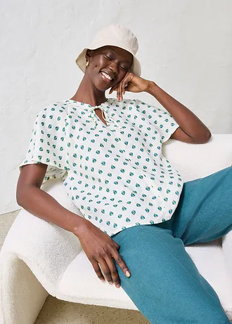 Linnen bucket hat, Kleur: lichtsand