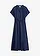 Robe-chemise en viscose fluide, Couleur: bleu foncé