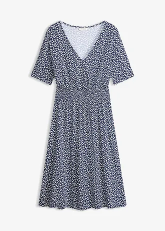 Jersey jurk in een viscosemix