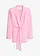 Blazer met ceintuur, Kleur: roze