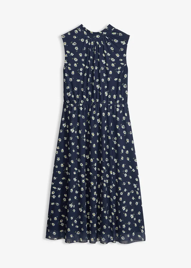 Jersey jurk van fijne mesh