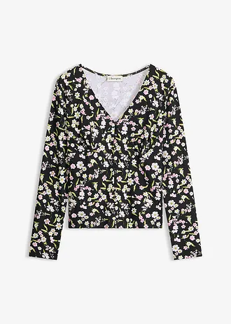 T-shirt manches longues • noir • Boutique bonprix