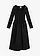 Šaty v délce midi, barva: černá