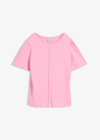 T-shirt van katoen, Kleur: roze
