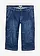 Regular fit 3/4 stretch cargo jeans, straight, Kleur: blauw denim