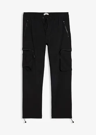 Pantalon droit très extensible à poches cargo zippées, regular