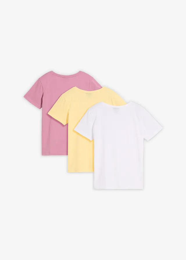 Lot de 3 T-shirts 100% coton