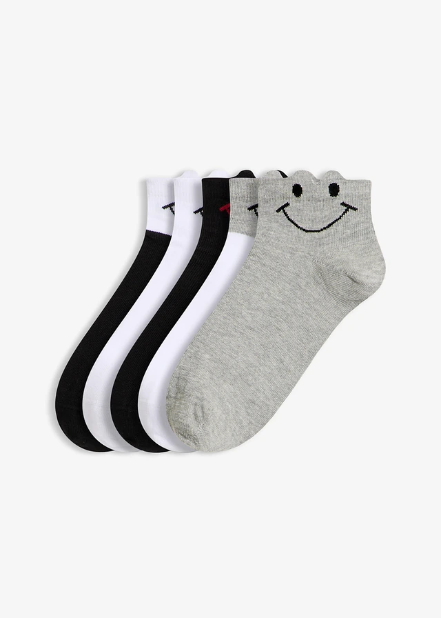 Lot de 5 paires de chaussettes courtes