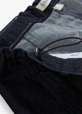 Barrel jeans, mid waist • diepblauw denim ongewassen • bonprix online shop