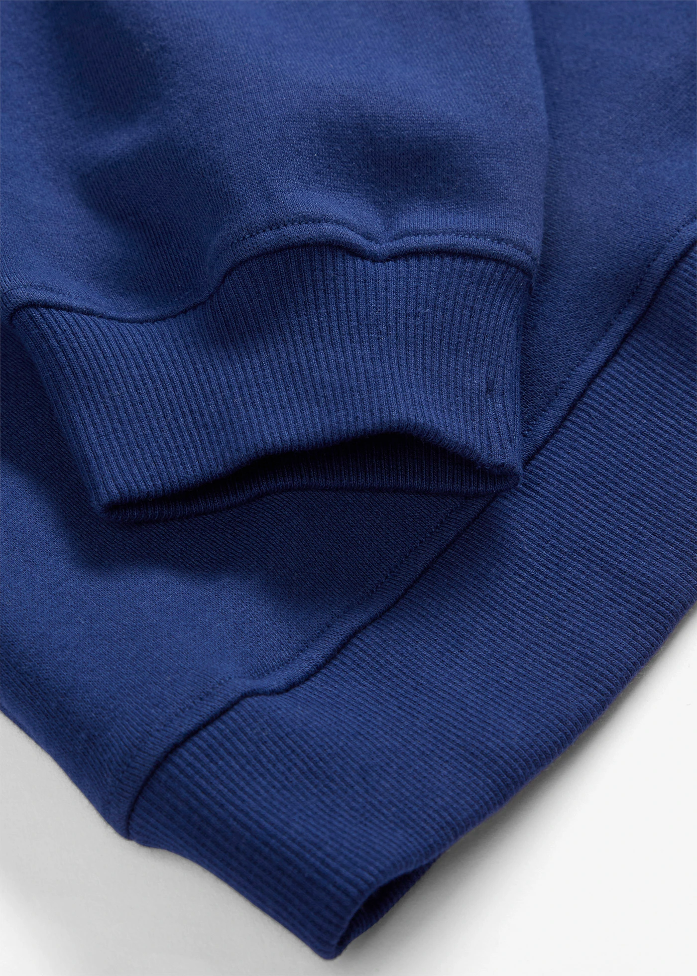 Sweat-shirt 100% coton • bleu nuit/blanc imprimé • Boutique bonprix