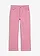 Cropped twill broek van een elastische katoenmix, Kleur: mauve