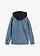 Jeansjack van puur katoen met capuchon, Kleur: blauw denim used