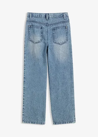 Džíny Loose Fit s nastavitelným pasem, Straight