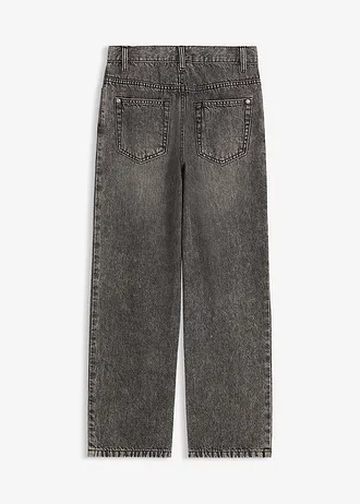Džíny Loose Fit s nastavitelným pasem, Straight