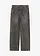 Jeansy loose fit z regulowaną talią, straight, kolor: czarny denim "used"
