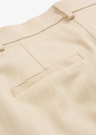 Marlene Dietrich broek met strepen • lichtsand/wit gestreept • bonprix online shop