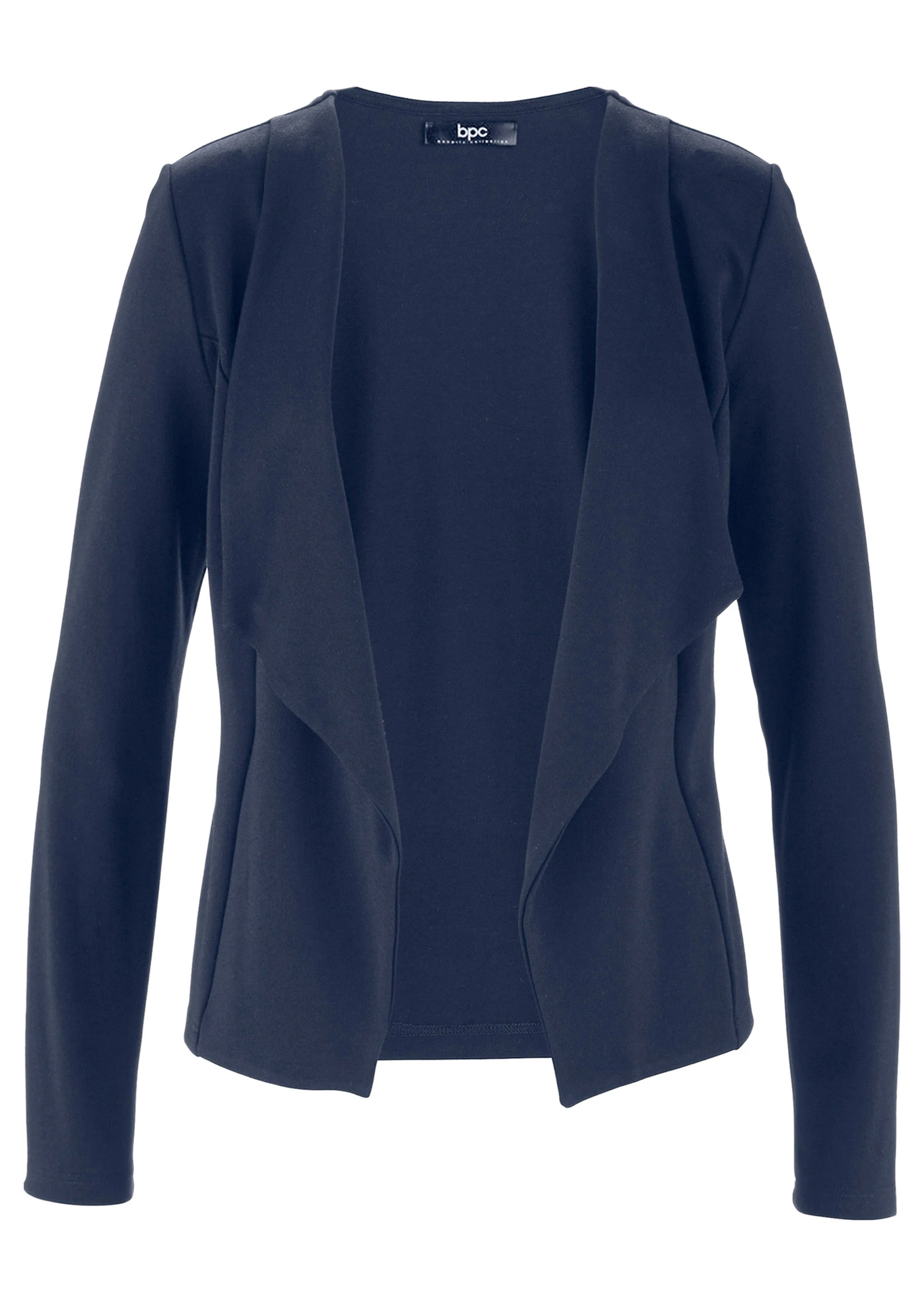 Jersey blazer in een viscosemix • donkerblauw • bonprix online shop