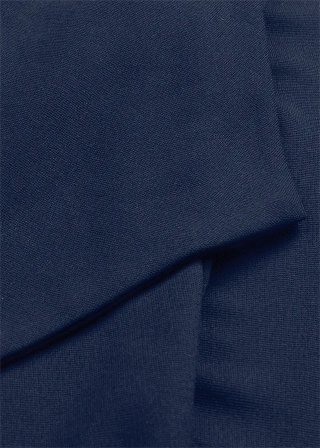 Jersey blazer in een viscosemix, Kleur: donkerblauw