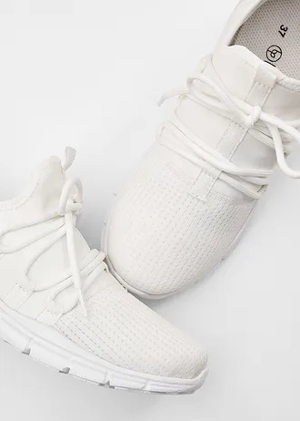 Sneakers van zacht materiaal • wit • bonprix online shop