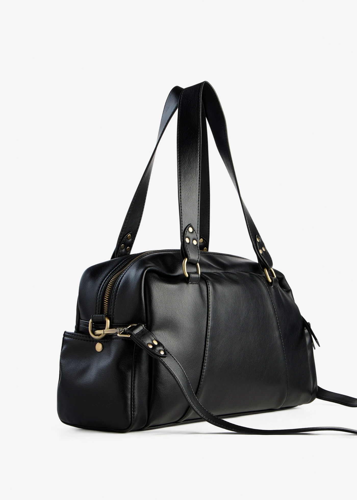 Handtas met diverse vakken • zwart • bonprix online shop