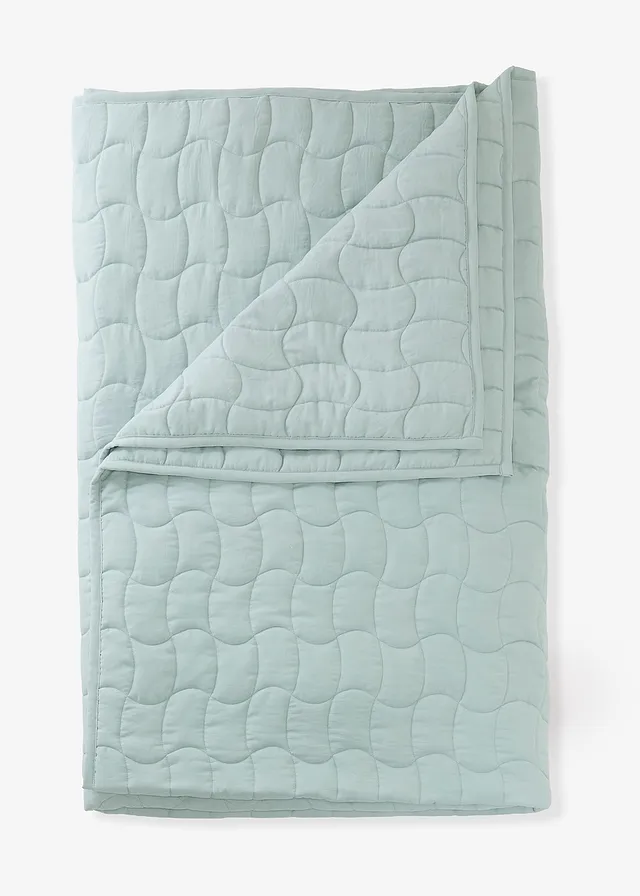 Ágytakaró modern steppeléssel • menta • bonprix áruház