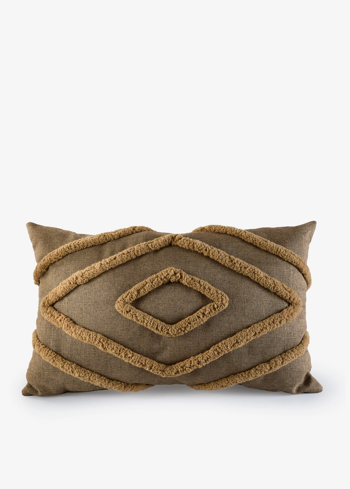 Kussen met reliëfstructuur • bruin • bonprix online shop