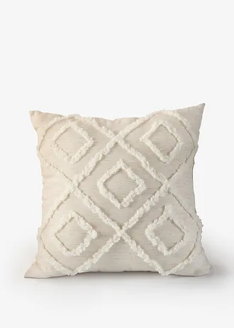 Coussin à motif en relief • crème • Boutique bonprix