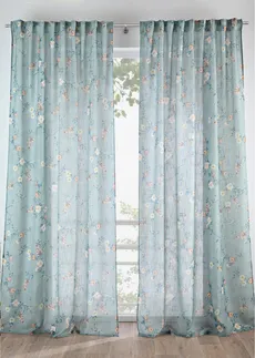Draperie cu imprimeu floral (1 buc)