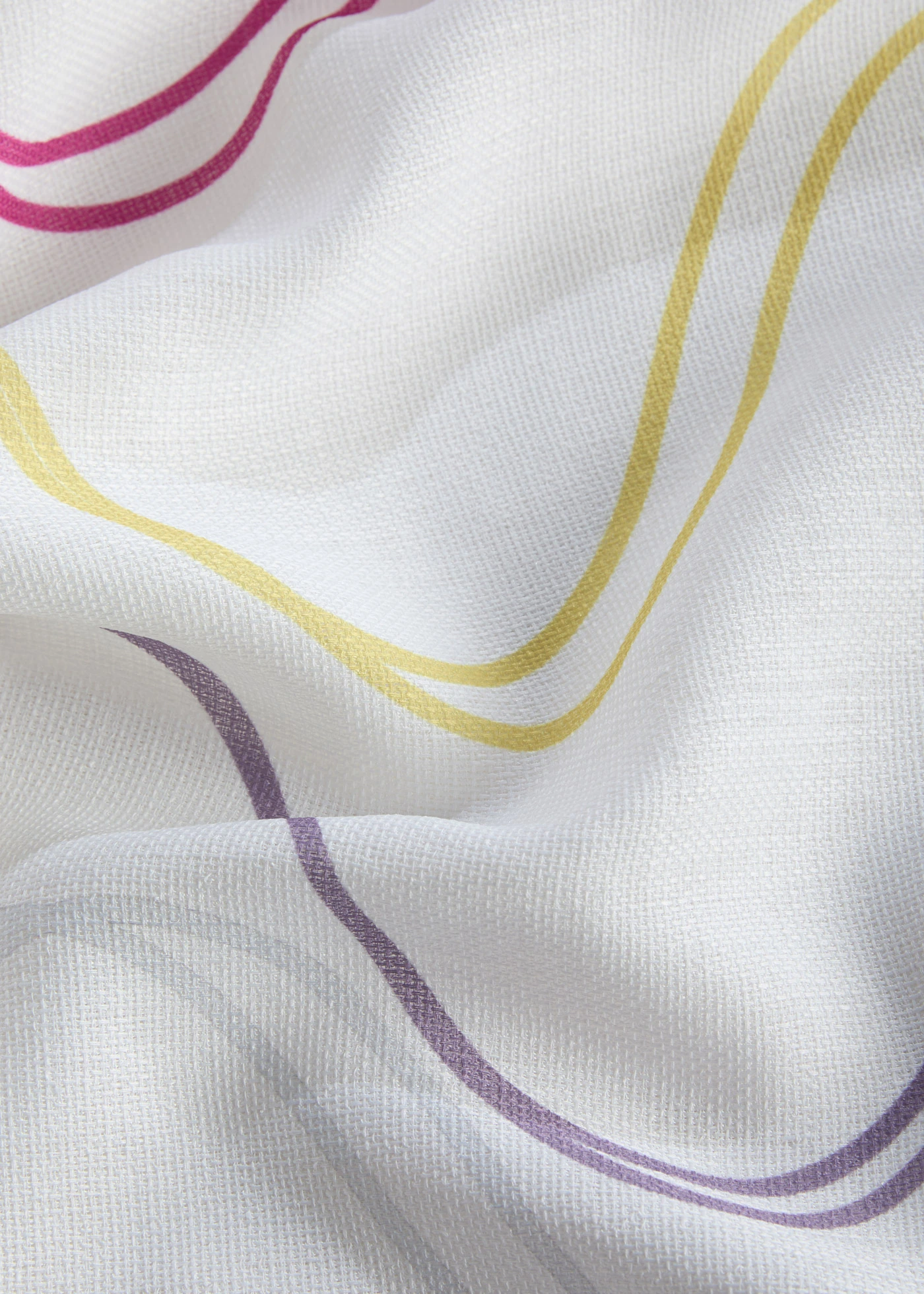 Gordijn met golvenprint (1 stuk) • meerkleurig wit • bonprix online shop